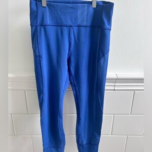Lululemon Leggings Cobalt Blue Size 8  23” inseam